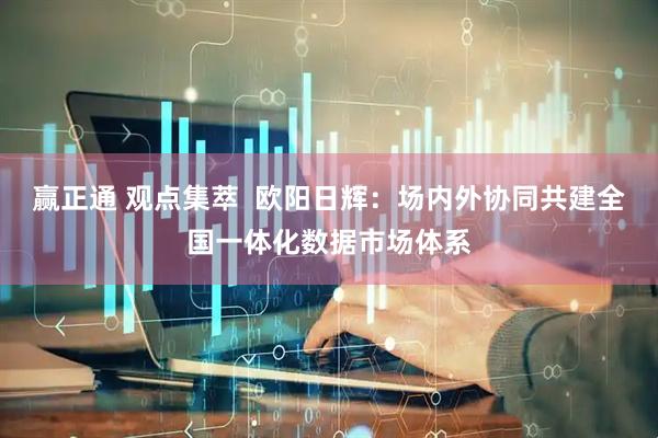 赢正通 观点集萃  欧阳日辉：场内外协同共建全国一体化数据市场体系